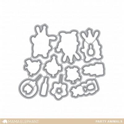 Mama Elephant Creative Cuts - Party Animals